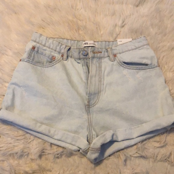Zara high waist mom shorts - Picture 2 of 4